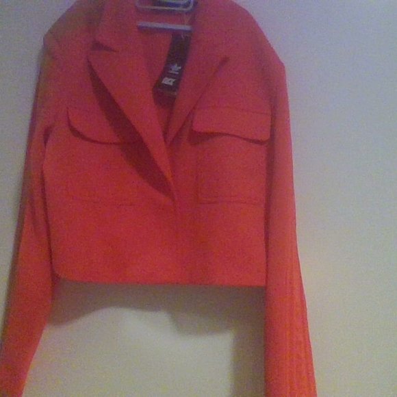 Adidas Ivy Park coral/gold jacket - Picture 4 of 6